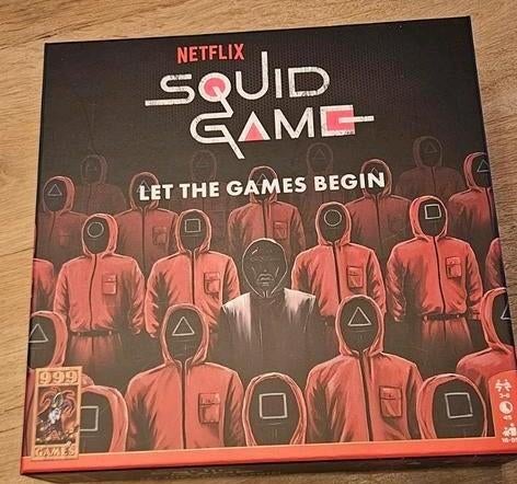 Squid Game Bordspel - Let the Games Begin, Vijf spelers of meer, Ophalen of Verzenden, Zo goed als nieuw, 999 Games