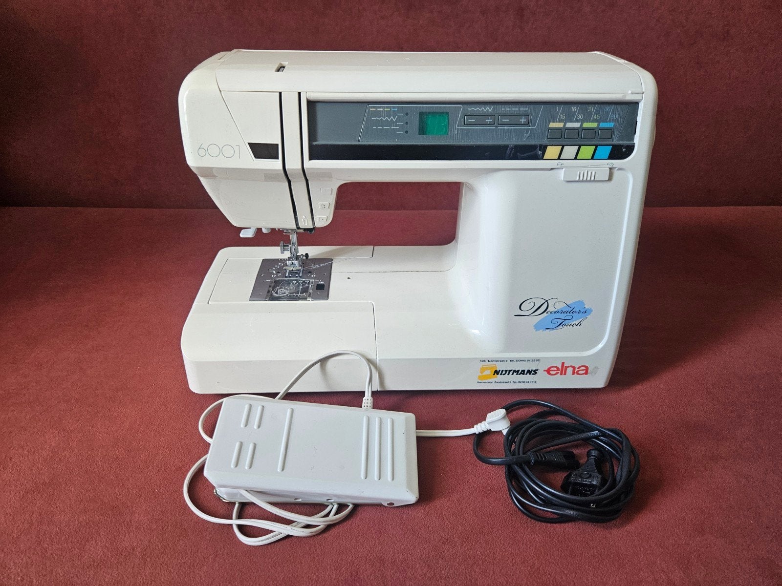 Elna 6001 Decorator's Touch Naaimachine, Ophalen of Verzenden, Gebruikt, Naaimachine, Overige merken