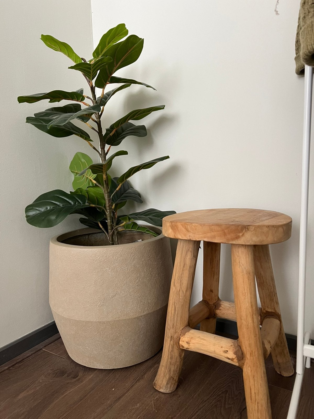 Houten krukje Action, Ophalen, Nieuw, Hout
