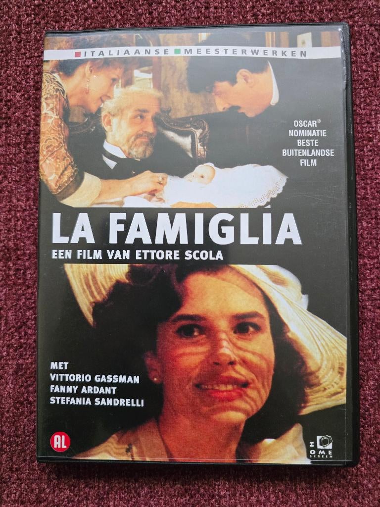 DVD - La Famiglia - Ettore Scola - Italie - 1987, Cd's en Dvd's, Dvd's | Filmhuis, Zo goed als nieuw, Italië, Alle leeftijden