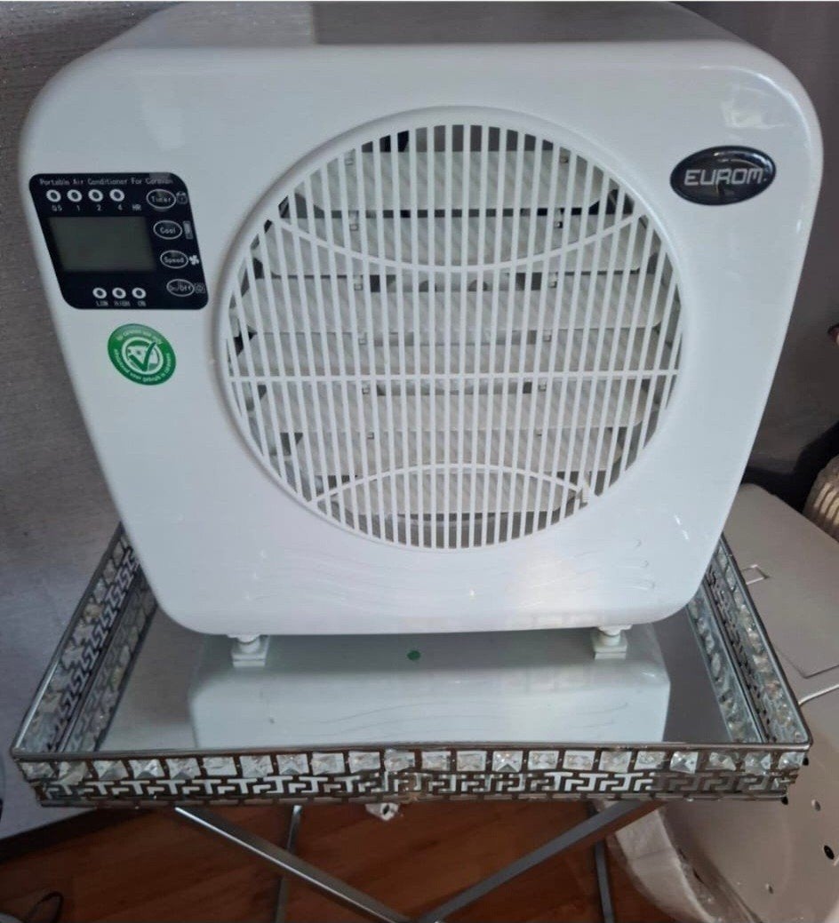Eurom Mobiele Airco - Compact en Efficiënt, Ophalen, Minder dan 60 m³, 3 snelheden of meer, Zo goed als nieuw