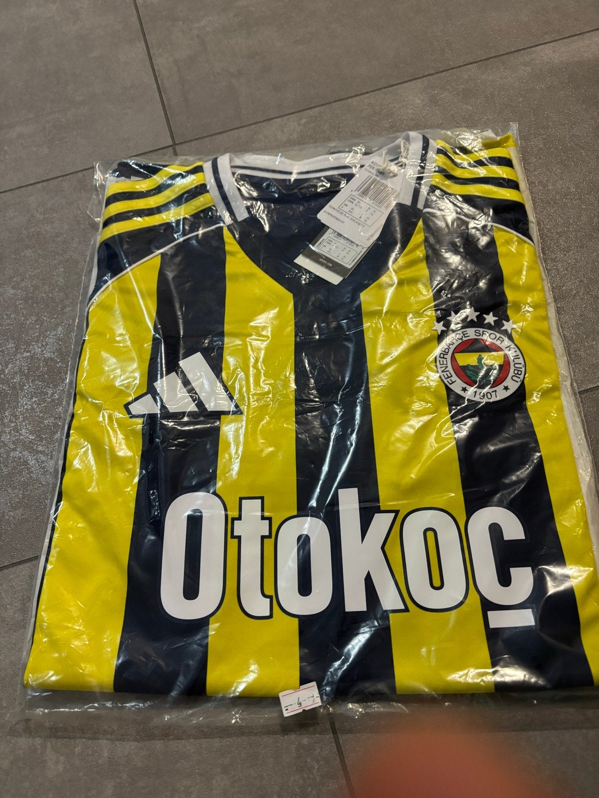 Fenerbahçe Voetbalshirt Adidas Otokoç Maat XL Nieuw, Ophalen, Geel, Voetbal, Maat 56/58 (XL)