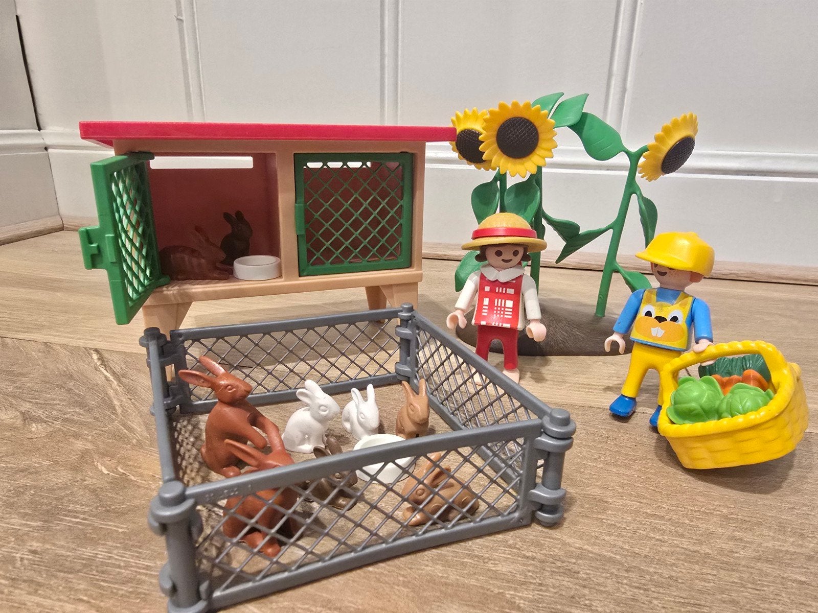 Playmobil 3075 Konijnenhok met ren, Ophalen of Verzenden, Zo goed als nieuw
