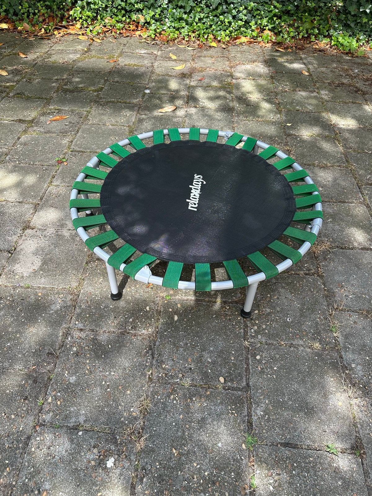 Relaxdays Mini Trampoline - Groen/Zwart, Ophalen, Gebruikt