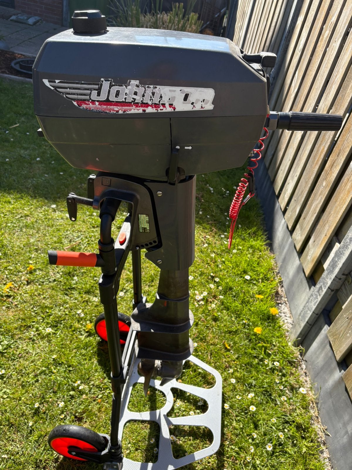 Johnson buitenboordmotor 2 takt 4pk, Ophalen, Gebruikt, Motorboot