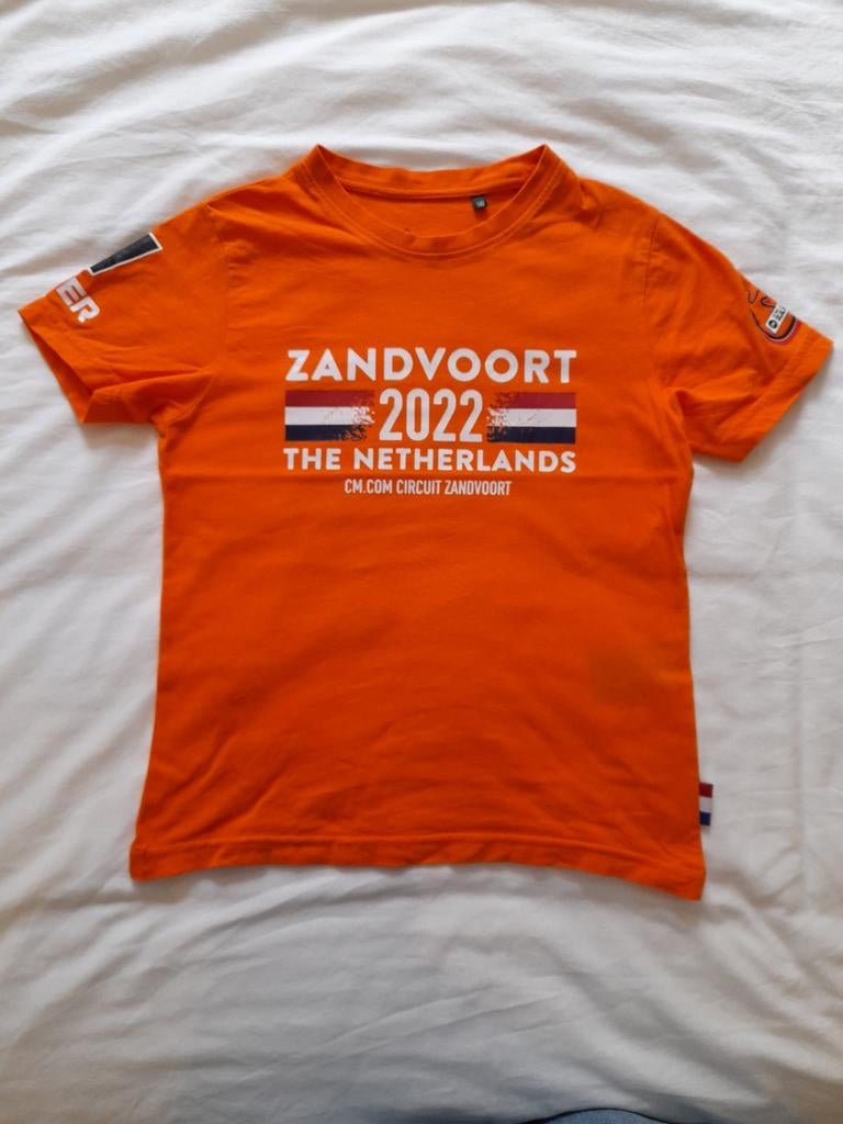 Origineel oranje Max Verstappen shirt, maat 140., Kinderen en Baby's, Ophalen of Verzenden, Zo goed als nieuw, Jongen of Meisje