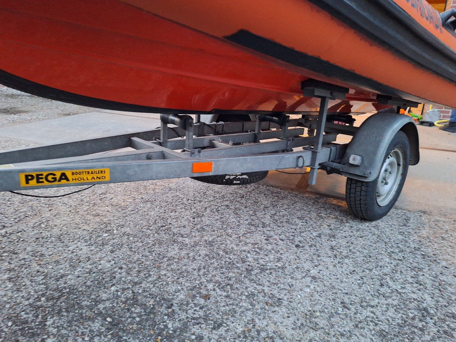 Pega H500/425 Boottrailer (Nieuwe banden) + Optie: Novurania, Ophalen, Minder dan 1500 kg, Gebruikt, Minder dan 6 meter