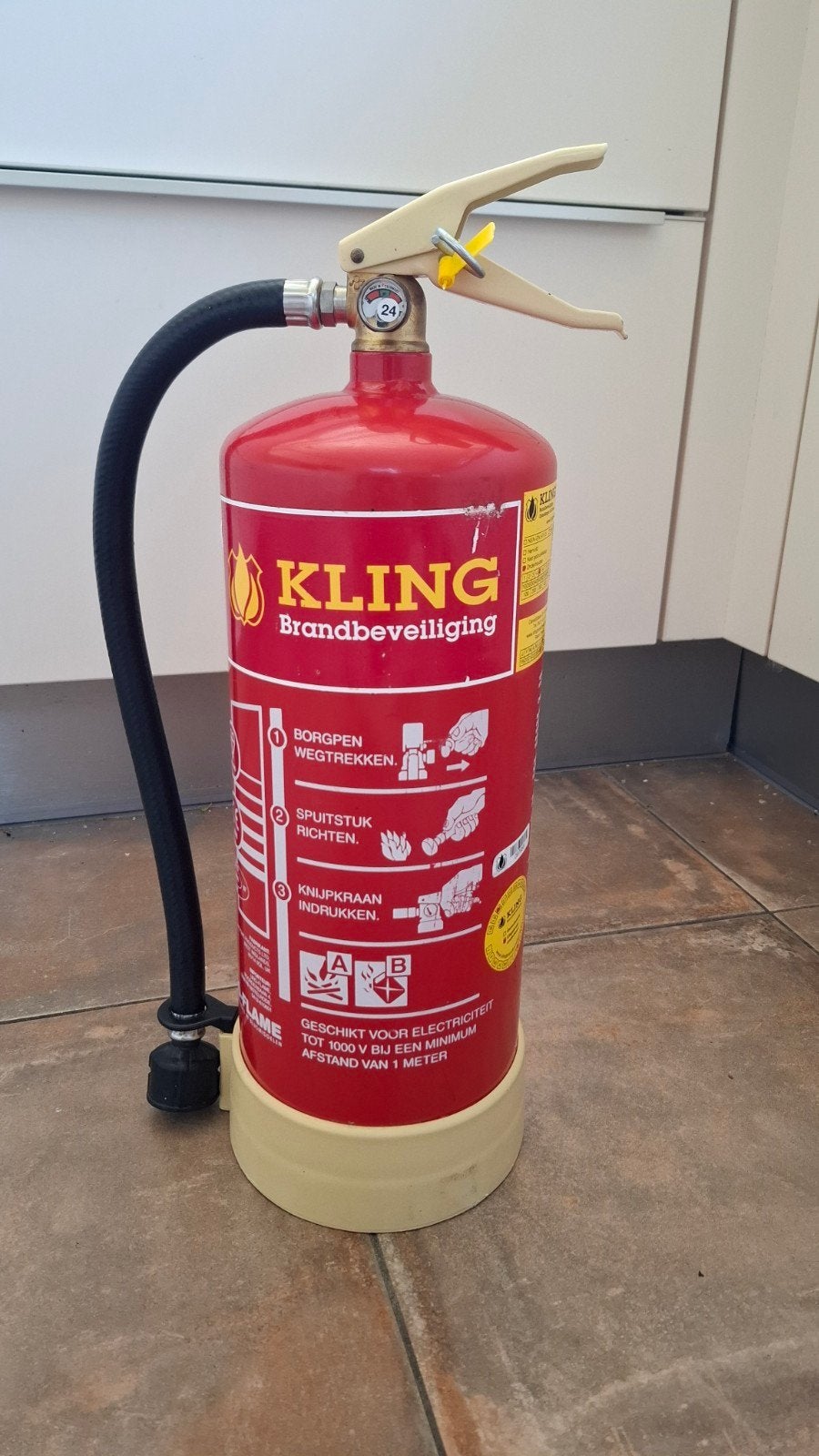 Schuim Brandblusser, 6 kg, Ophalen of Verzenden, Zo goed als nieuw, Brandblusser