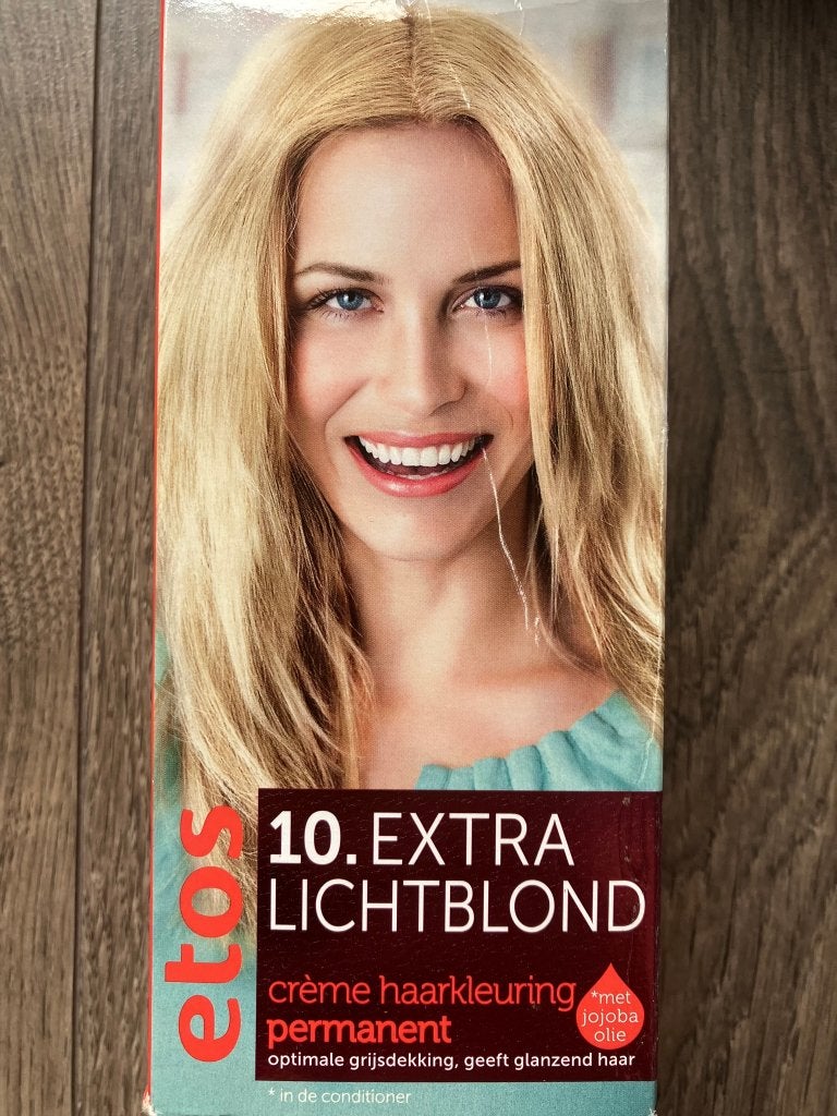 Etos Permanente Haarkleuring Extra Lichtblond NIEUW, Sieraden, Tassen en Uiterlijk, Ophalen of Verzenden, Nieuw, Haarverzorger of -hersteller