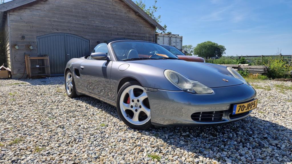 Porsche Boxster 3.2 S 2002 Grijs, Auto's, Porsche, Particulier, Boxster, Benzine, G, Cabriolet, Handgeschakeld, Geïmporteerd, Zilver of Grijs