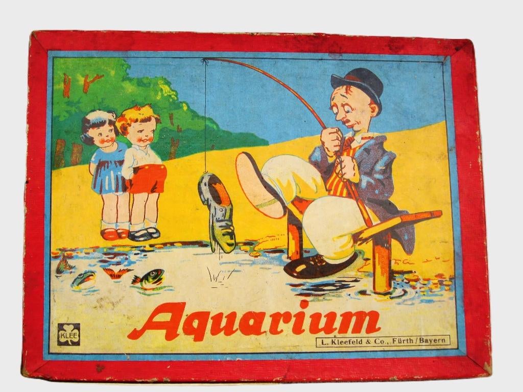 vintage spel hengelspel., Ophalen
