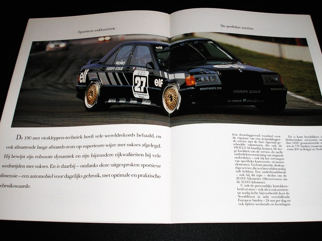 Mercedes-Benz 190 E 2.5-16, W201, november 1989, Ophalen of Verzenden, Zo goed als nieuw, Mercedes