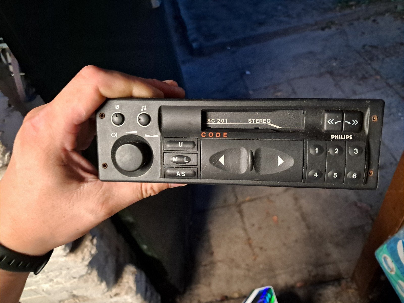 Originele Opel radio 90's, Ophalen