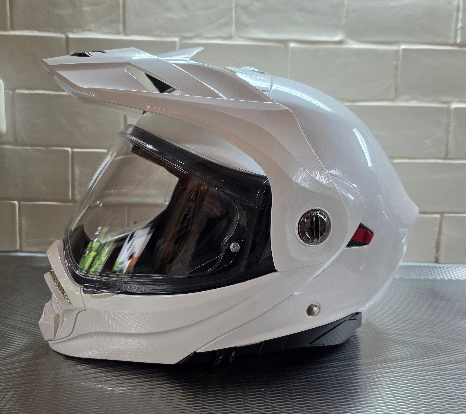 Scorpion Adx 2  maat L wit NIEUW! Systeemhelm, Motoren, Kleding | Motorhelmen, Ophalen of Verzenden, Nieuw met kaartje, Systeemhelm