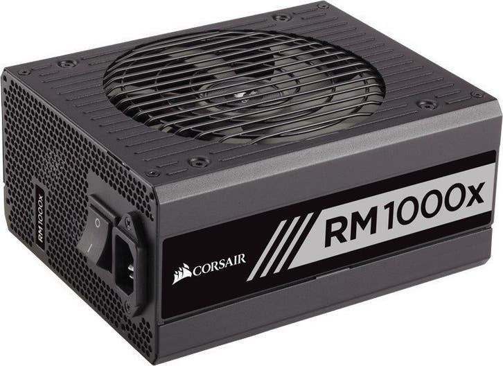 Corsair RM1000x 1000W – 80 PLUS Gold - Modulair, Ophalen of Verzenden, Gebruikt