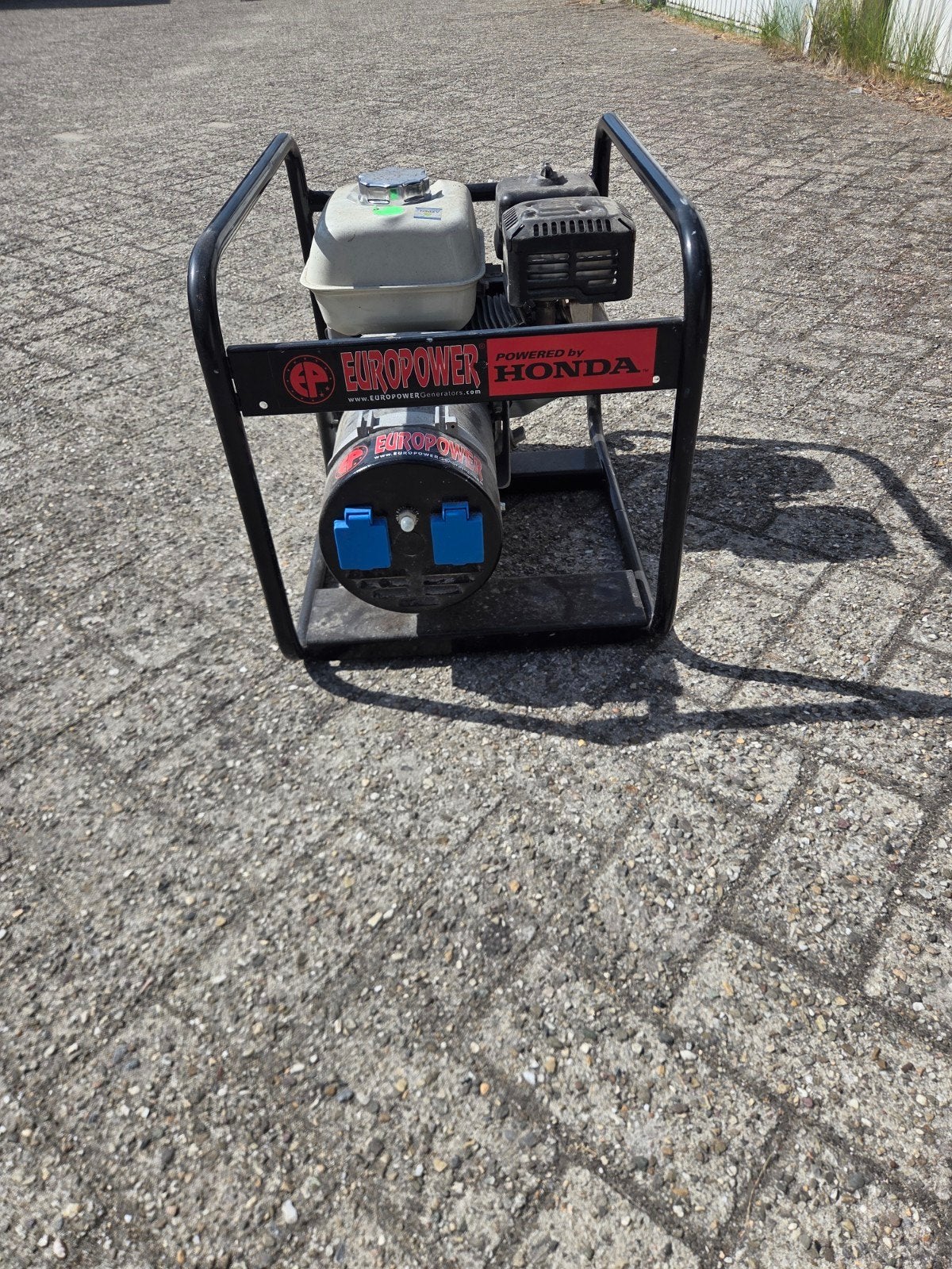 Europower EP3300 Benzine Aggregaat - Honda Motor, Ophalen of Verzenden, Gebruikt, Minder dan 5 kVA, Benzine