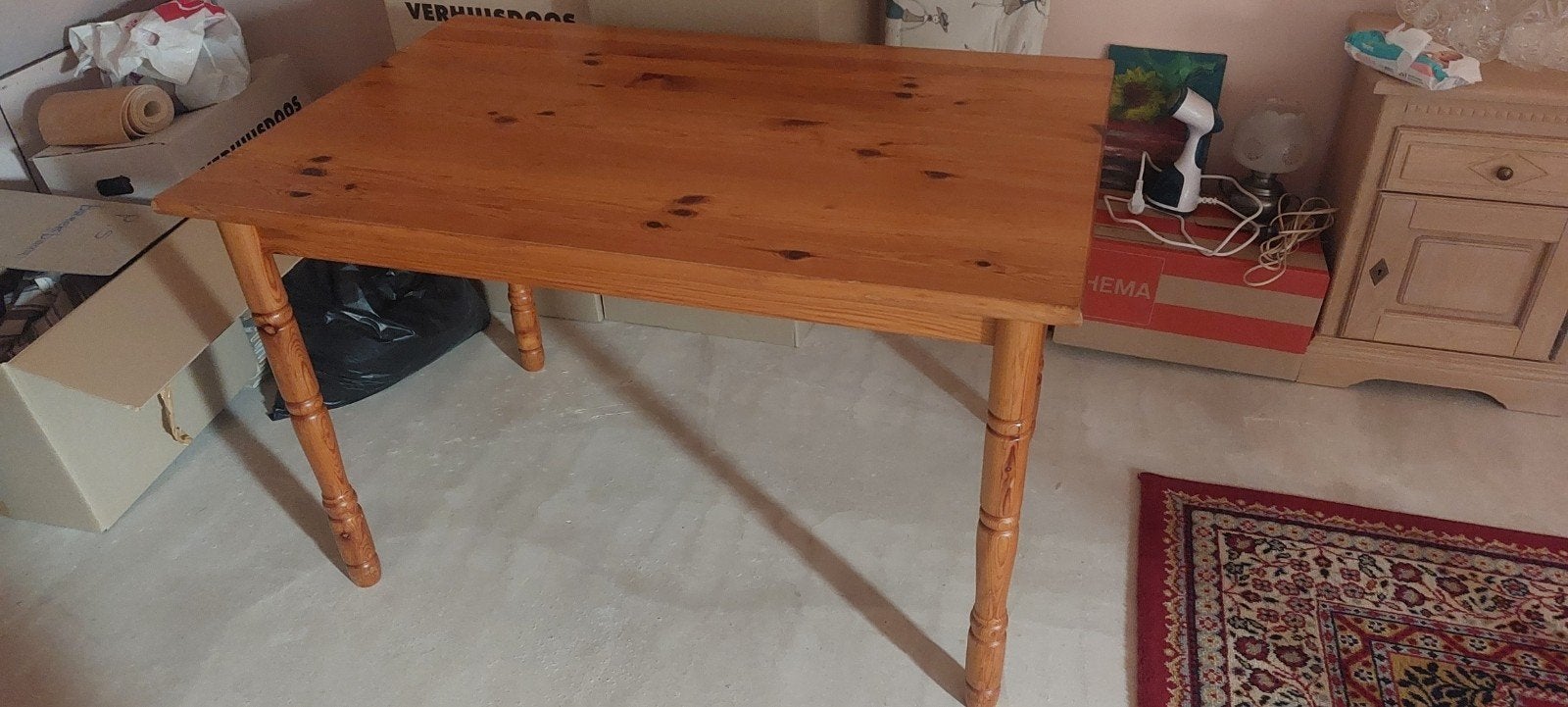 grenen tafel ophalen in Zoetermeer, Ophalen, Gebruikt, Rechthoekig, 50 tot 100 cm