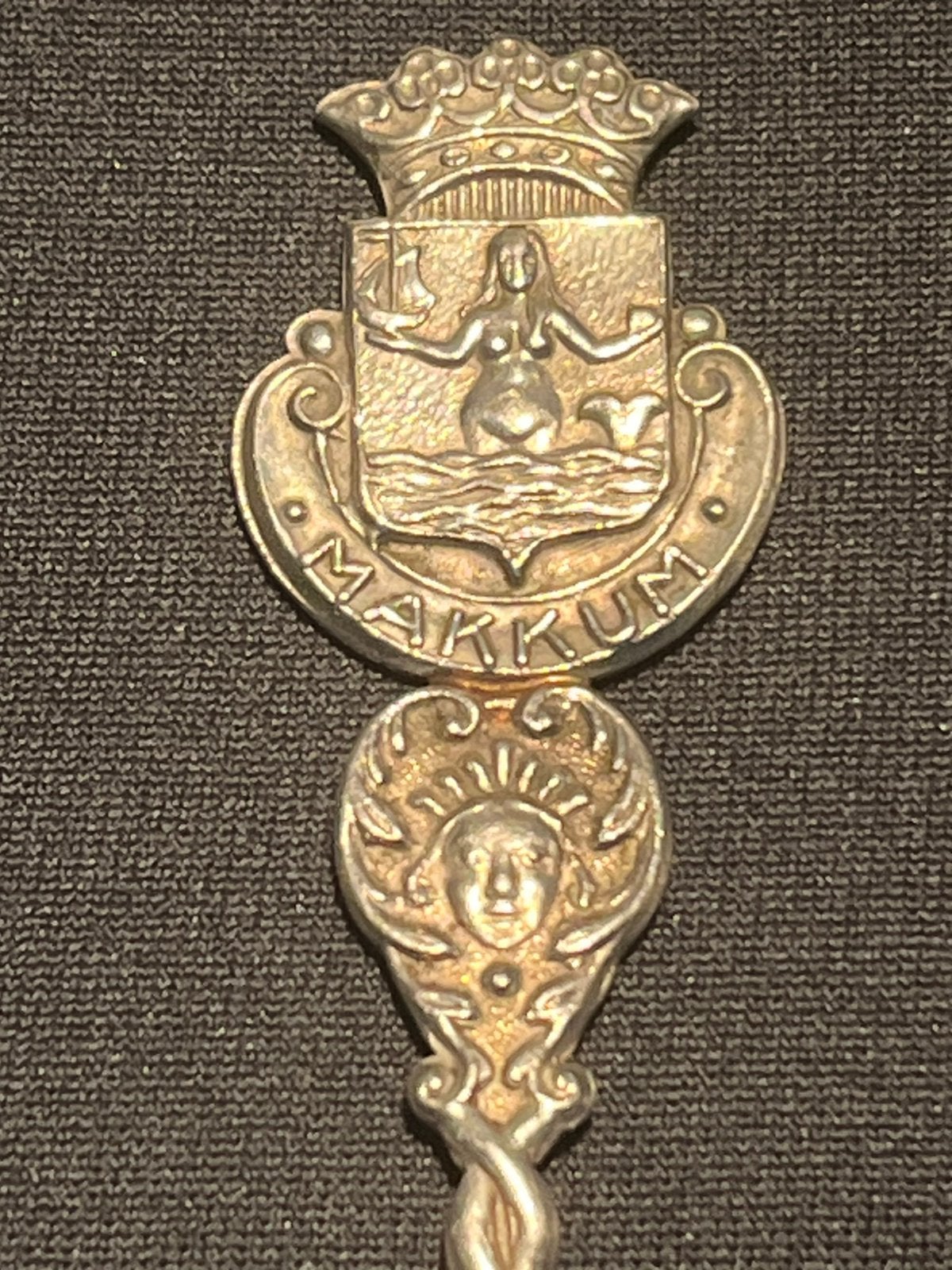 Oud lepeltje Makkum., Ophalen of Verzenden