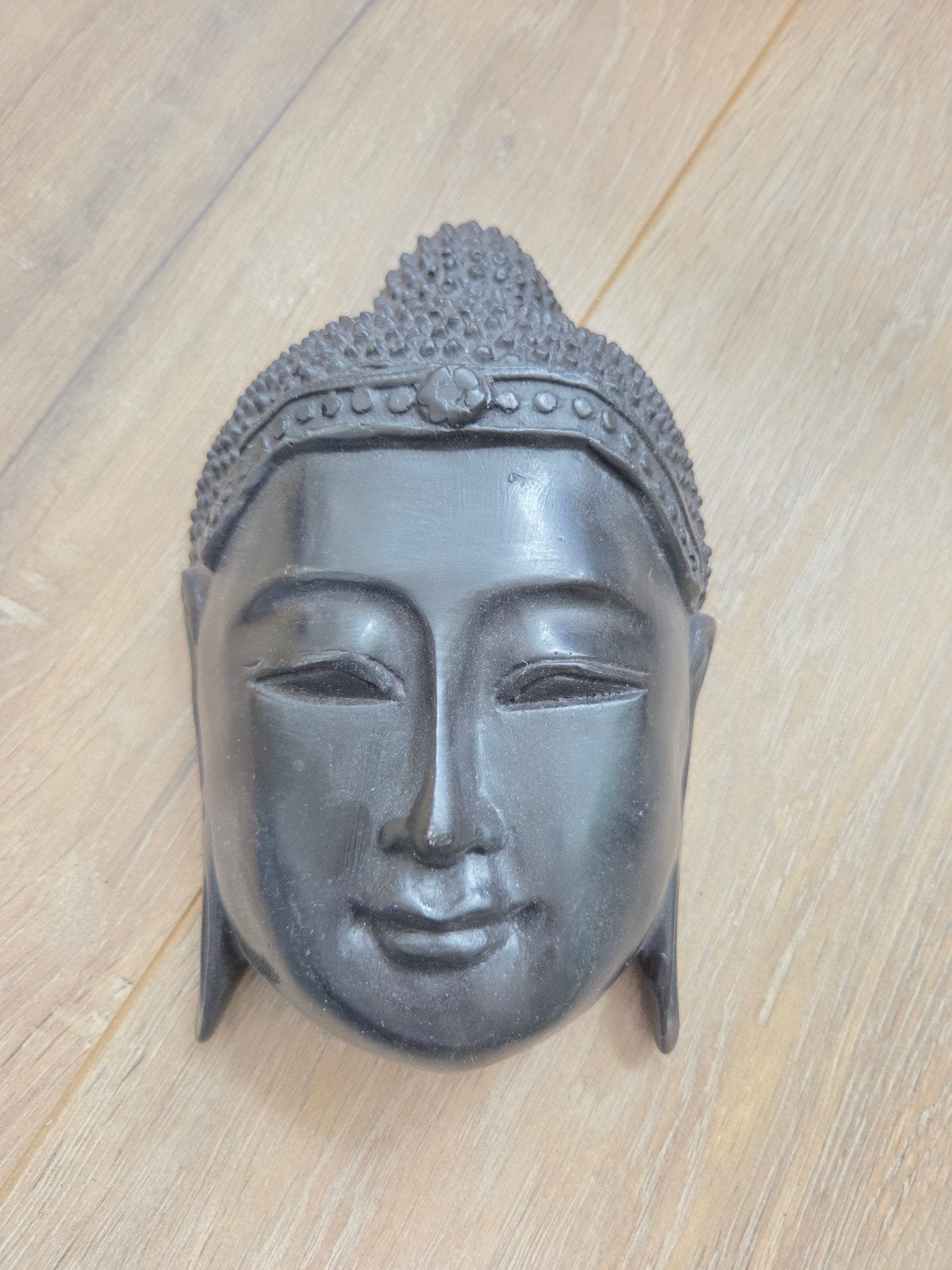 Boeddha masker wanddecoratie - Zwart, Ophalen of Verzenden, Gebruikt