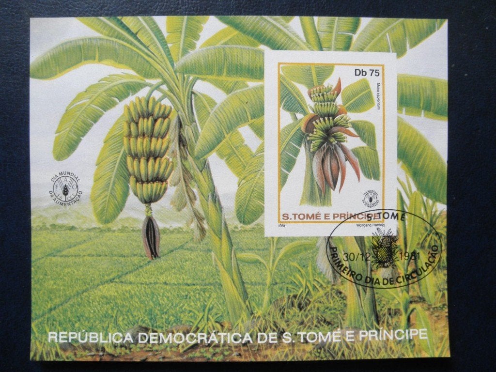 Postzegels vruchten S. Tome E Principe 1981 - cw. 20,00., Ophalen of Verzenden, Gestempeld, Dier of Natuur