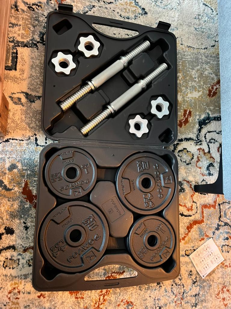Dumbell set, Sport en Fitness, Ophalen, Zo goed als nieuw, Dumbbell