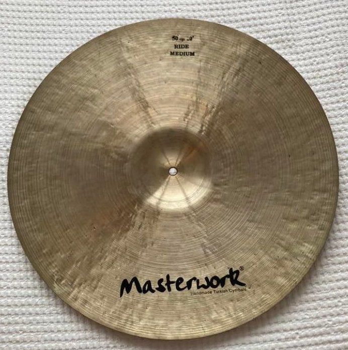 Masterwork Medium Ride Cymbal 20 inch/50 cm, Ophalen of Verzenden, Gebruikt, Overige merken