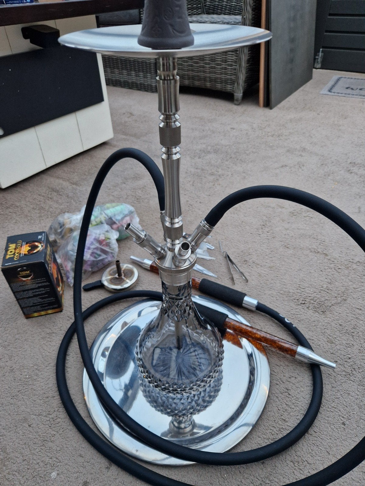 Luxe waterpijp, Verzamelen, Ophalen, Zo goed als nieuw, (Water)pijp