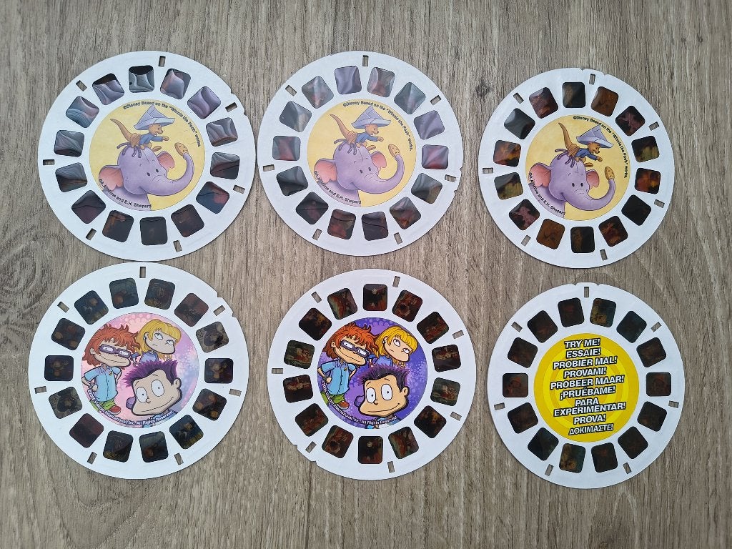 * Vintage Fisher Price View-Master schijven, 6 stuks *, Ophalen of Verzenden, Zo goed als nieuw