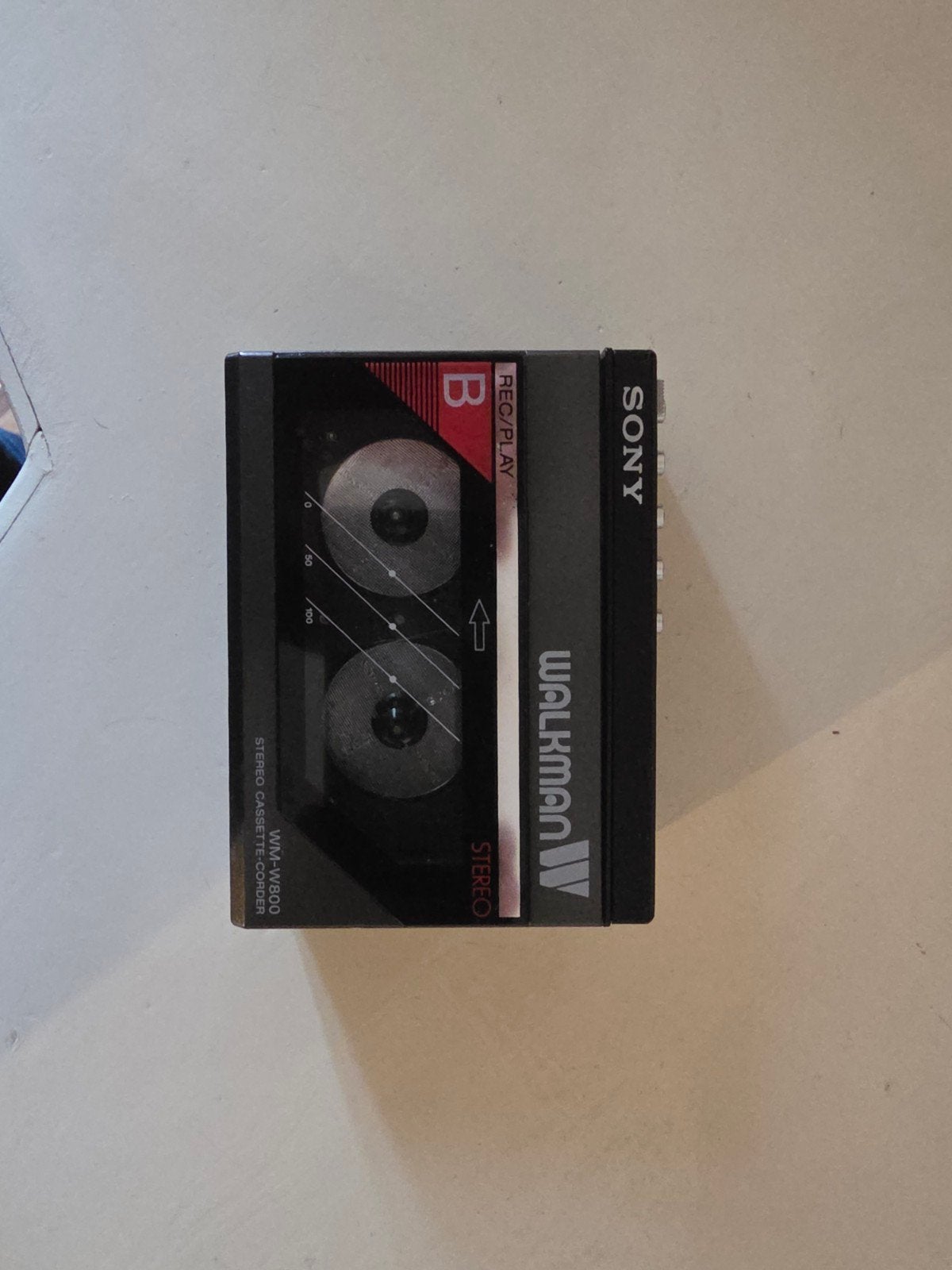 Sony Walkman WM-W800 Stereo Cassette-Corder met hoes, Ophalen of Verzenden, Walkman