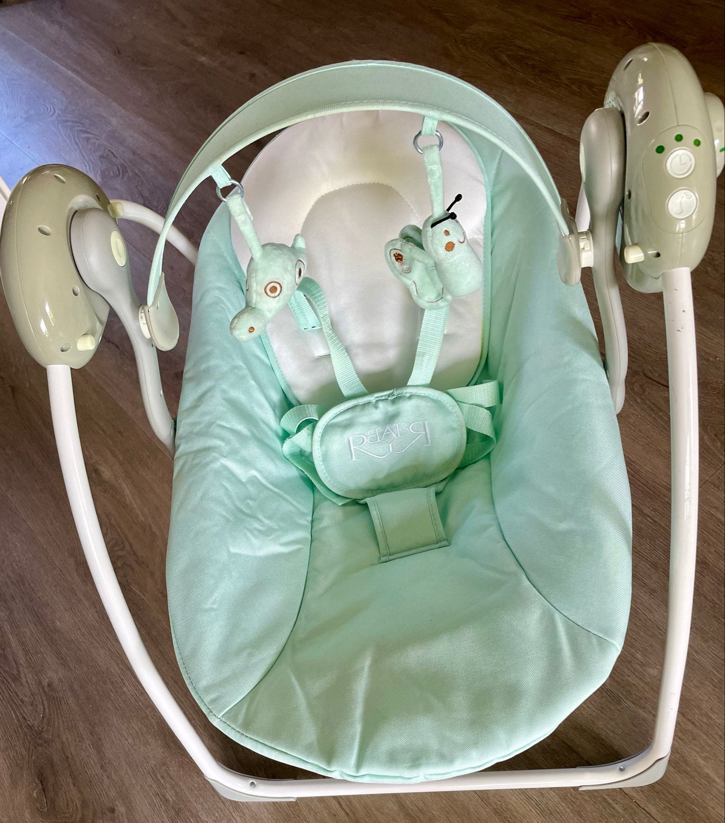 Babyruler Schommelstoel/Wipstoel met muziek, Kinderen en Baby's, Schommelstoel, Ophalen, Overige merken, Met gordel(s) of riempje(s)