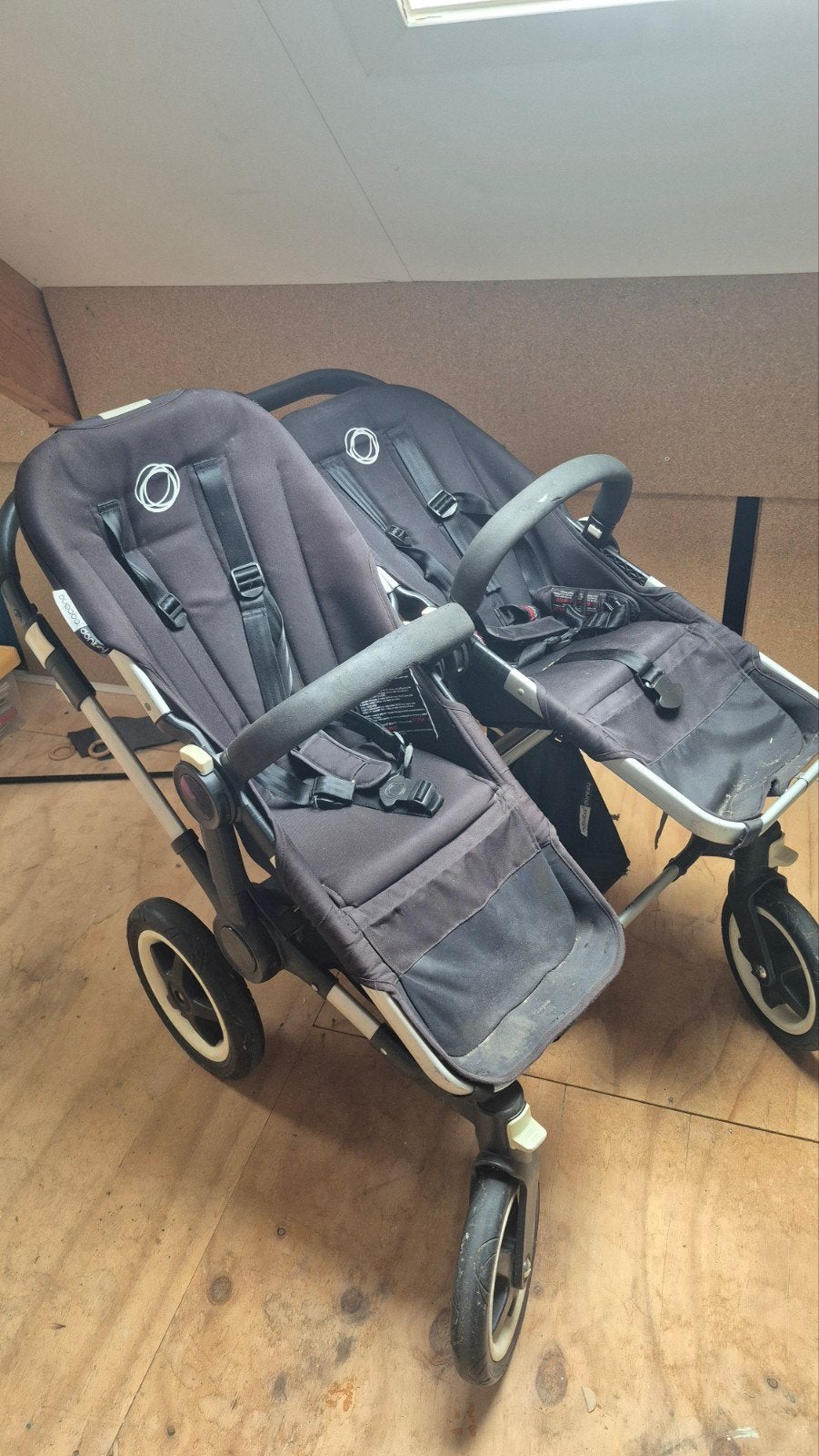 Bugaboo Donkey Duo kinderwagen met accessoires, Gebruikt, Bugaboo, Ophalen of Verzenden, Duowagen