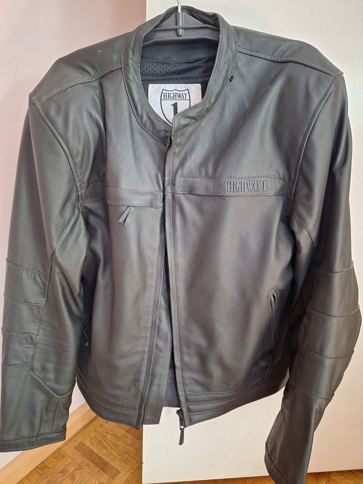 Leren motorjas, maat 54. NIEUW !, Motoren, Kleding | Motorkleding, Ophalen of Verzenden, Nieuw met kaartje, Jas | leer