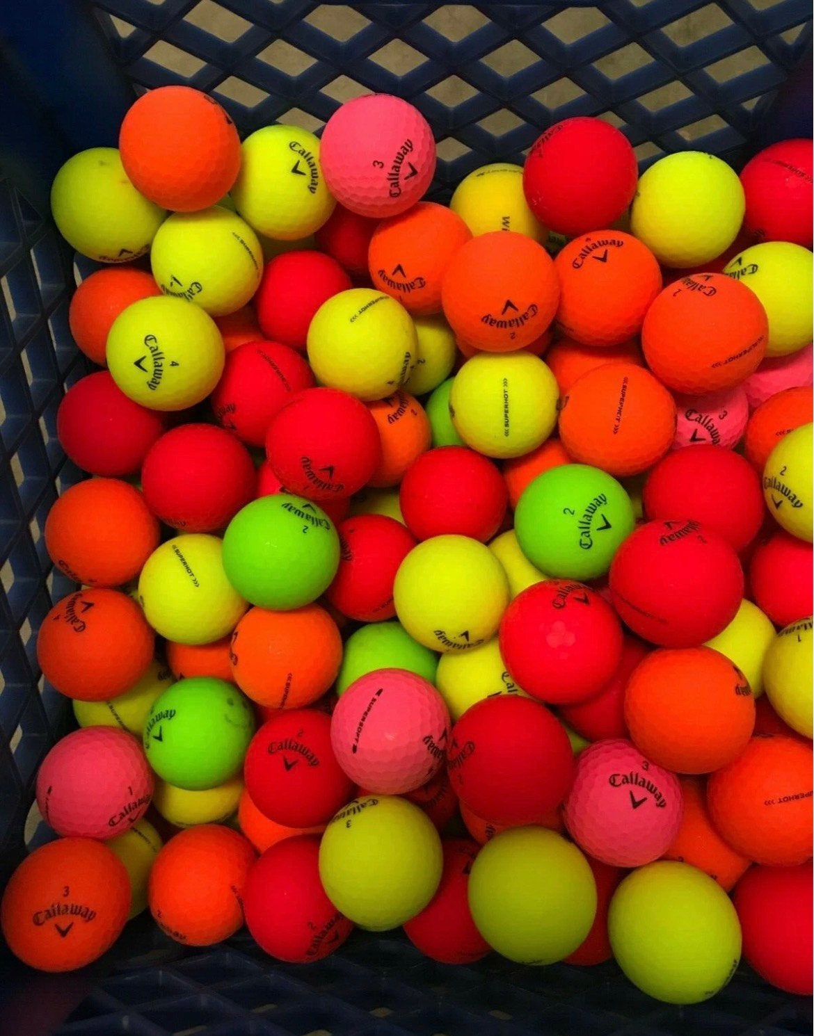 100 Callaway Supersoft matte golfballen, Sport en Fitness, Ophalen of Verzenden, Zo goed als nieuw, Bal(len), Callaway