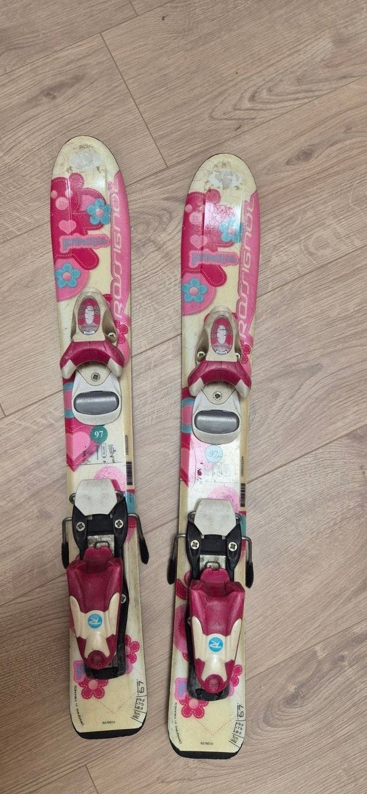 Rossignol ski's 67 cm - ideaal voor jonge beginners, Ophalen, Gebruikt, Rossignol, Skiën