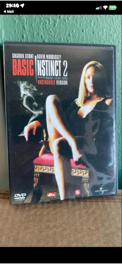 Basic Instinct 2 (DVD) - Ongecensureerde Versie, Cd's en Dvd's, Dvd's | Thrillers en Misdaad, Gebruikt, Actiethriller, Vanaf 16 jaar