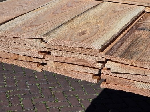 27 planken Douglas Zweeds rabat 3.30 meter lang – nr: TP166, Ophalen, Nieuw, 250 cm of meer, Planken