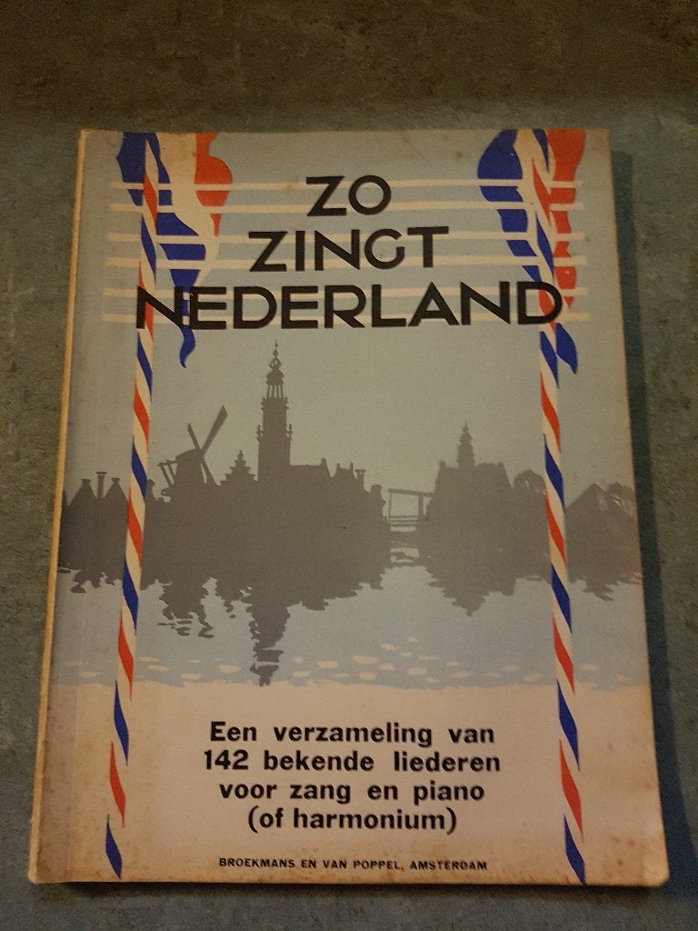 MUZIEKBOEK. ZO ZINGT NEDERLAND., Boeken, Ophalen of Verzenden, Gelezen, Overige onderwerpen, Jos Franken.