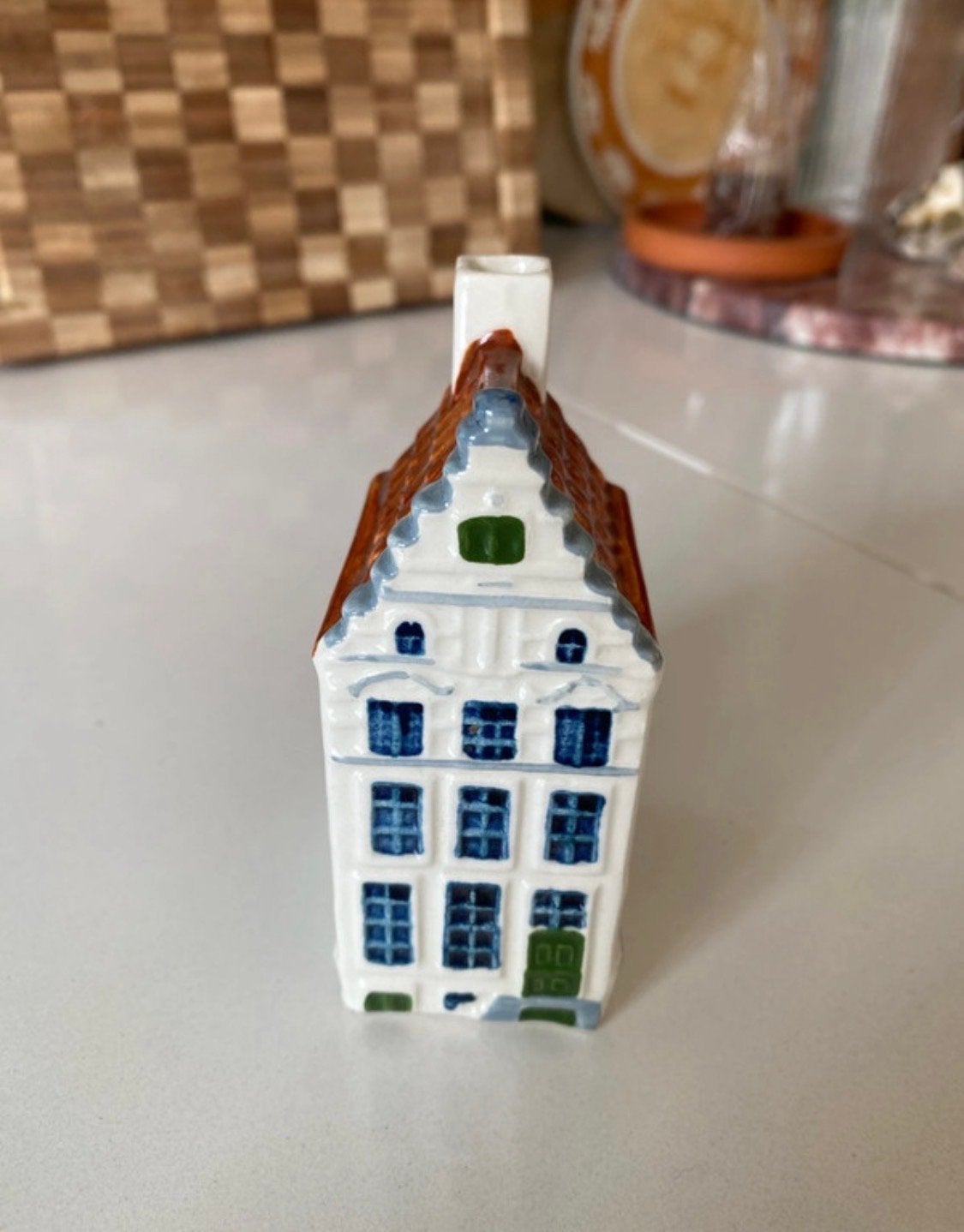 Delfts Blauw huisje nr. 64 - Singel Amsterdam, Antiek en Kunst, Ophalen of Verzenden