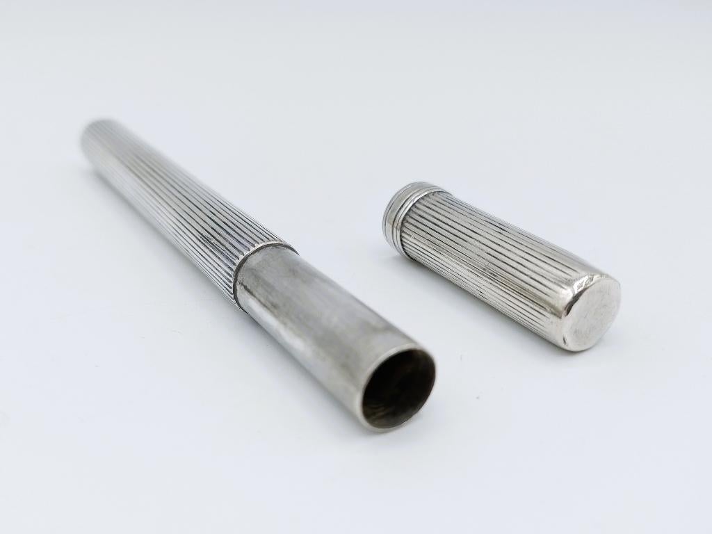 Zilveren naaldenkoker, 19e eeuws, Verzenden, Zilver