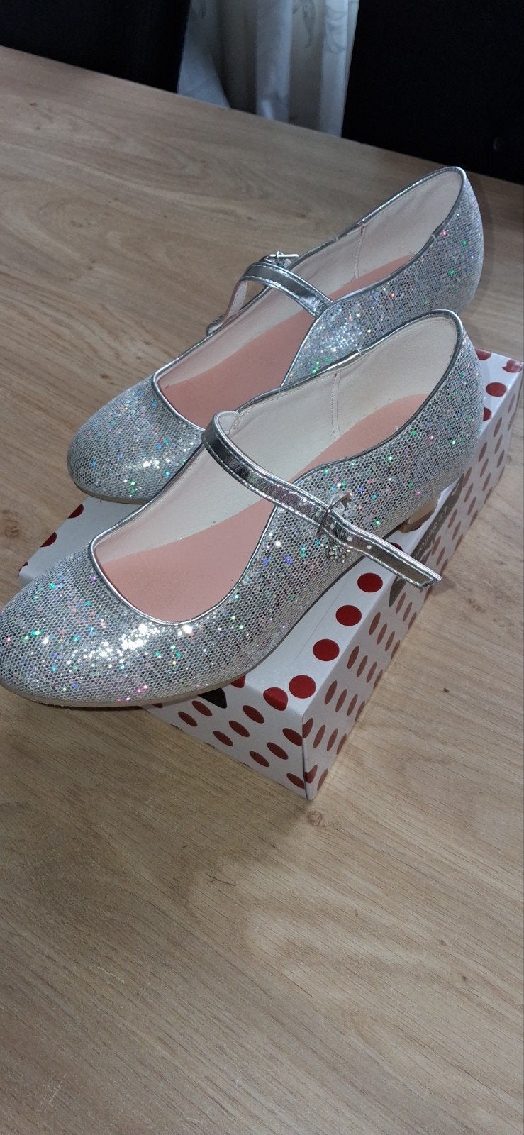 Glitter Mary Jane schoenen voor meisjes, maat 33, Kinderen en Baby's, Meisje, Schoenen, Ophalen of Verzenden, Zo goed als nieuw