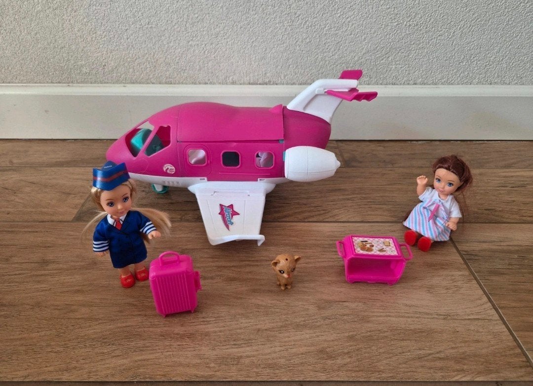 Chloe Girlz Vliegtuig Speelset - Avontuur en Plezier, Ophalen of Verzenden, Gebruikt, Meisje