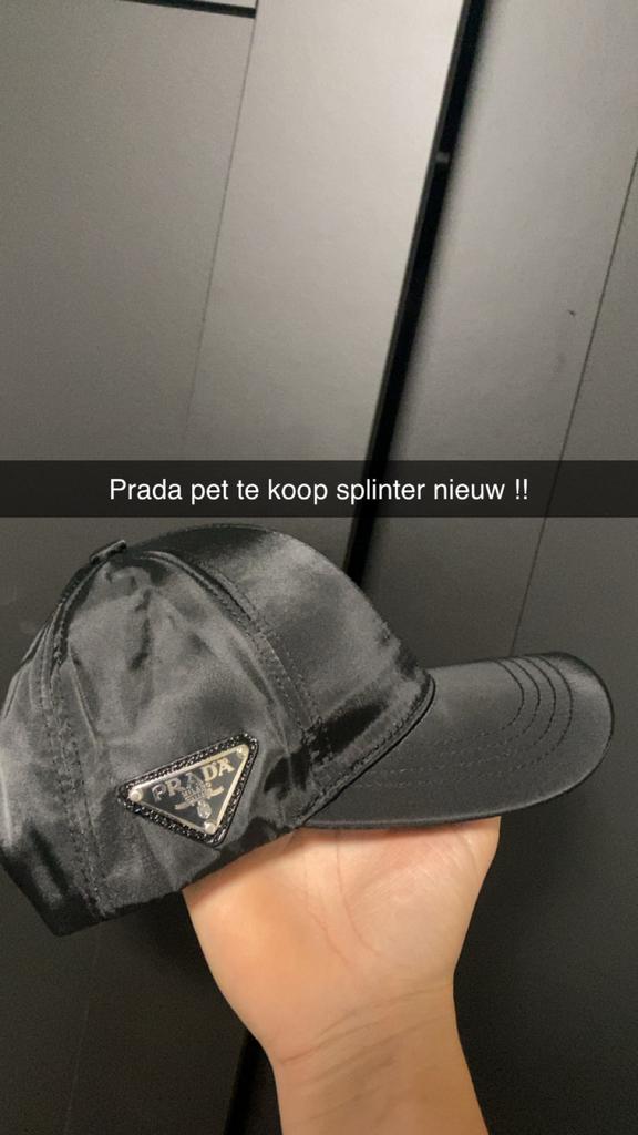 Nieuwe Prada pet - Zwart, Kleding | Dames, Hoeden en Petten, Ophalen, Nieuw, One size fits all, Pet