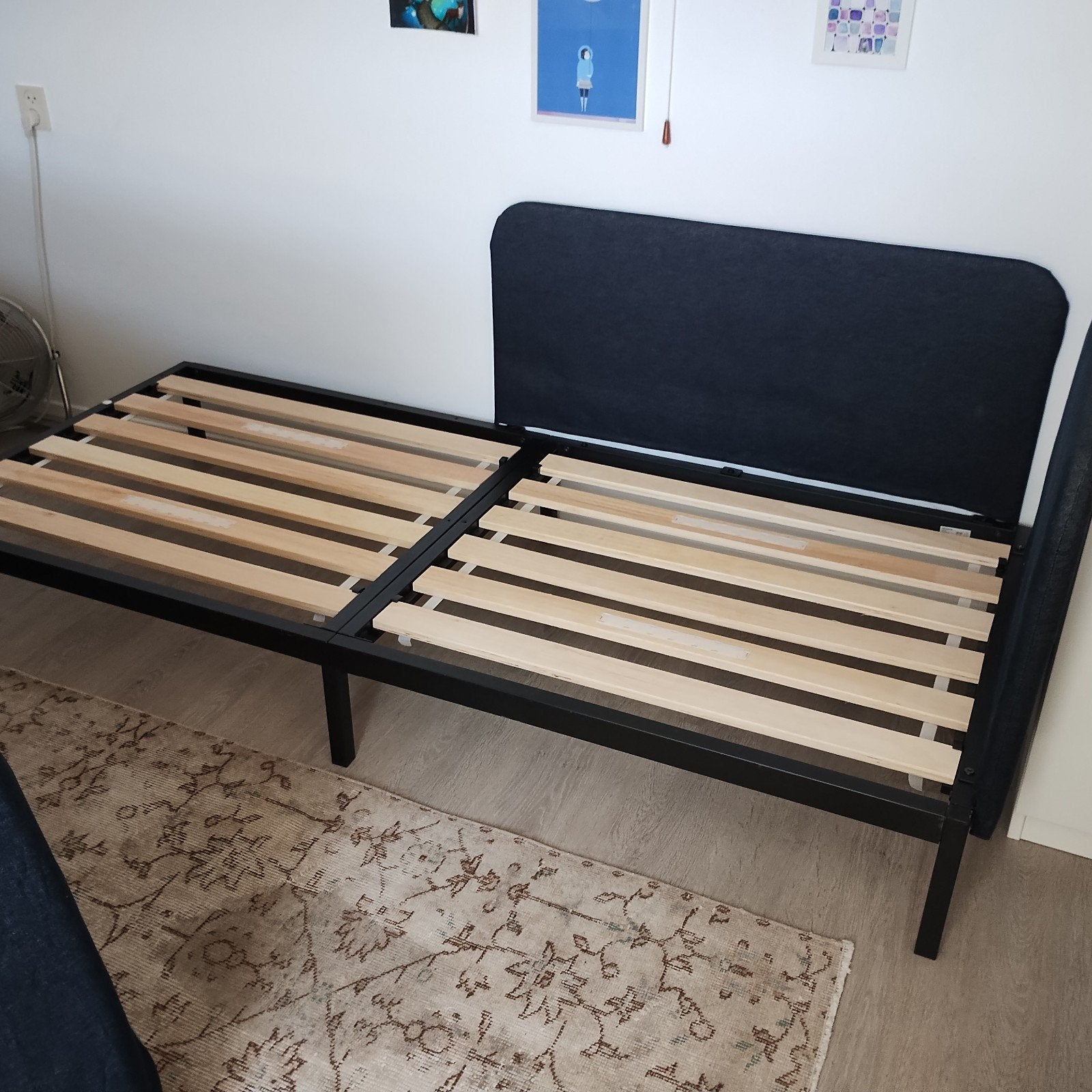 Ravarör bedbank zonder matras, Huis en Inrichting, Slaapkamer | Slaapbanken, Ophalen, 90 cm, Eenpersoons, Zo goed als nieuw