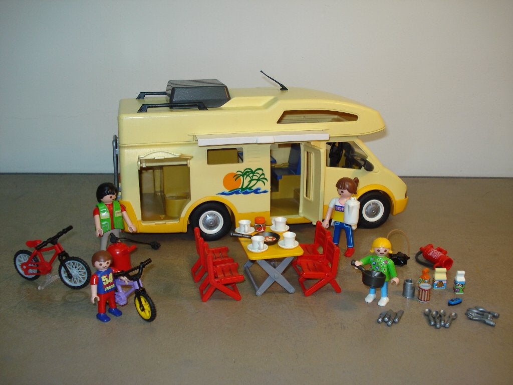3647 Camper, 5439 Boot, 4681 Luchtbed,4668 Moeder met baby, Ophalen of Verzenden, Zo goed als nieuw, Complete set