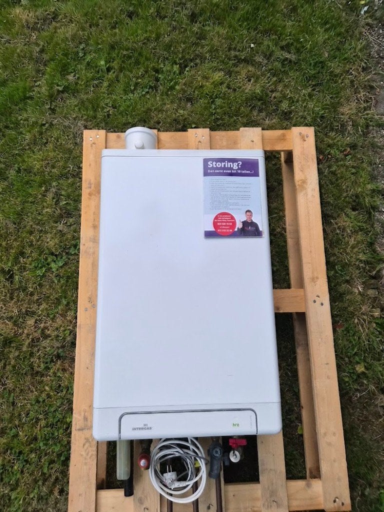 Intergas Kombi Kampakt HRE 36/30 A, Ophalen, 30 tot 80 cm, Hoog rendement (Hr), Cv-ketel of Combi-ketel