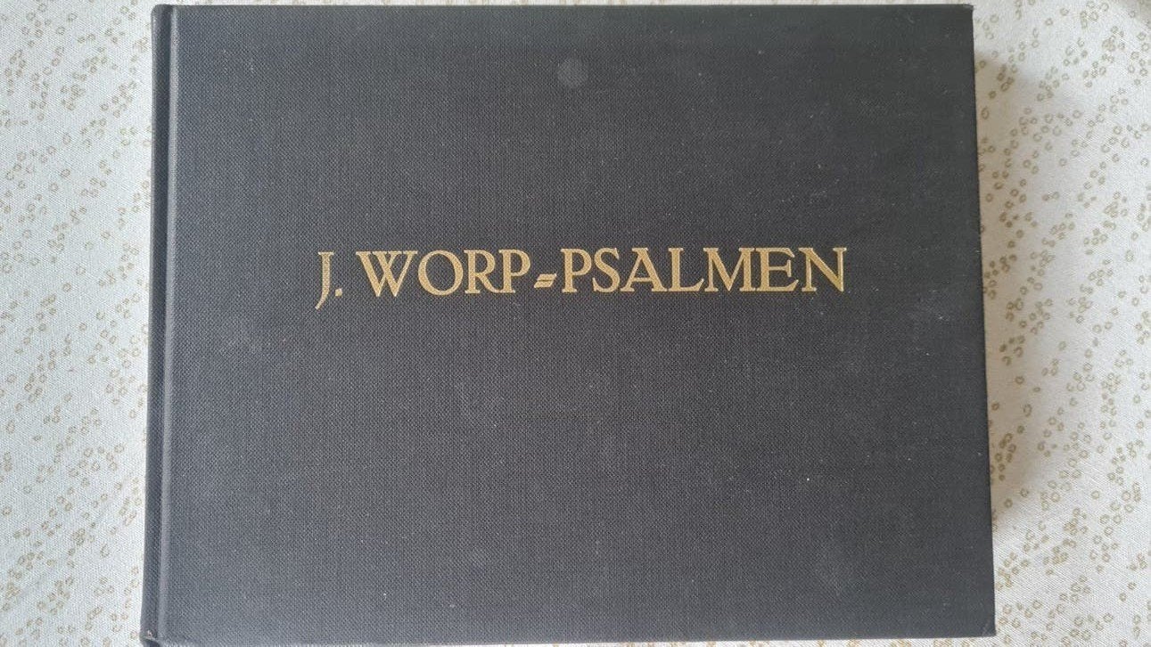 Muziekboek J. Worps Psalmen - Klassieke bladmuziek, Gebruikt, Klassiek, Ophalen of Verzenden, Thema