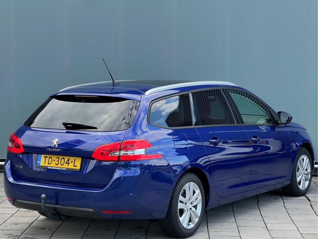 Peugeot 308 SW BWJ 2018 | 1.2PT BL 111PK Executive | TREKHAA, Voorwielaandrijving, Stof, Gebruikt, 1199 cc