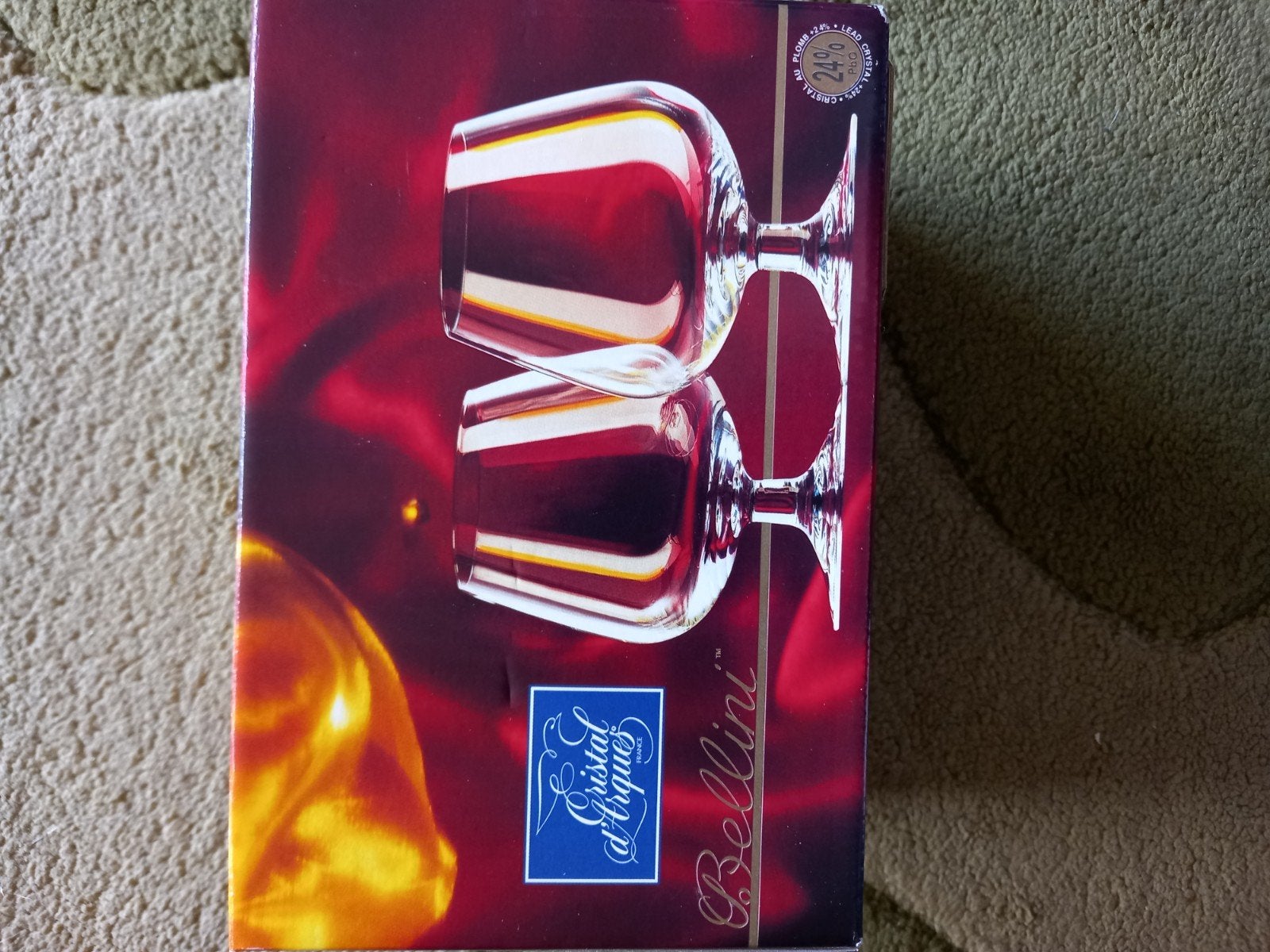 Cristal cognac glazen, Ophalen, Nieuw