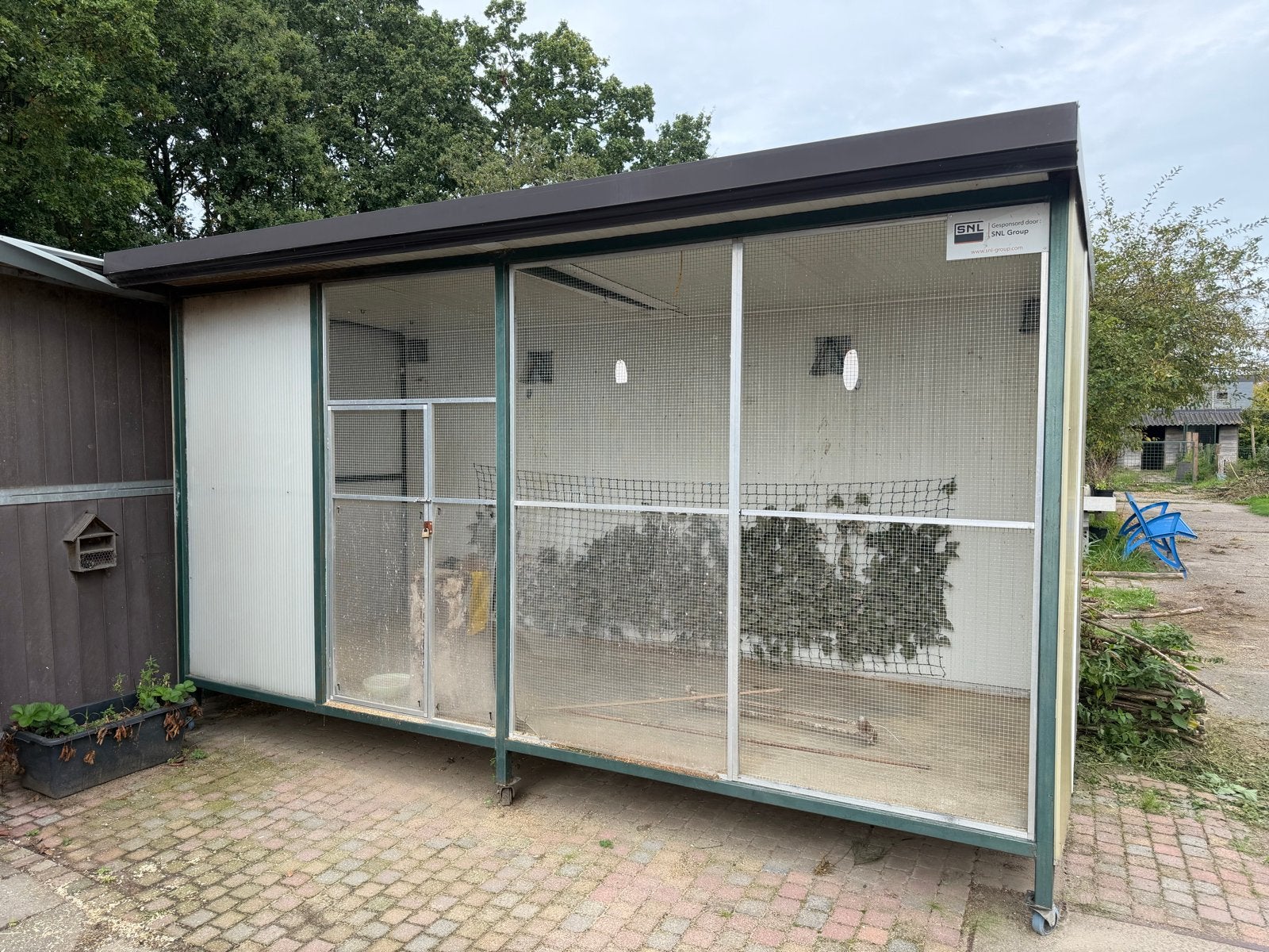 Volière, Ophalen, Gebruikt, Aluminium, Volière