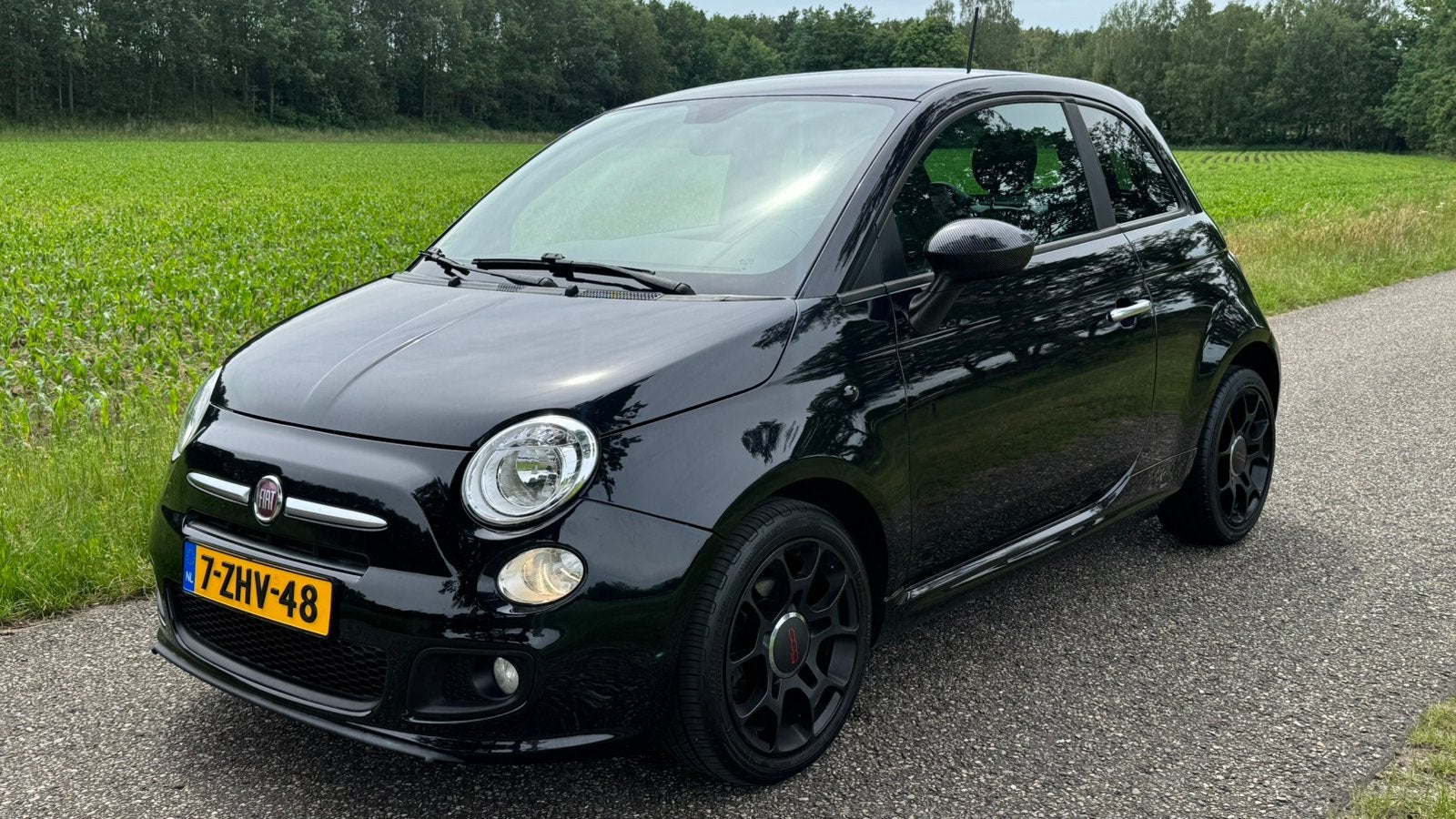 Fiat 500 0.9 Sport | Bluetooth | Nieuwe APK | Airco | NAP |, Auto's, Fiat, Voorwielaandrijving, Lichtsensor, Leder en Stof, Origineel Nederlands
